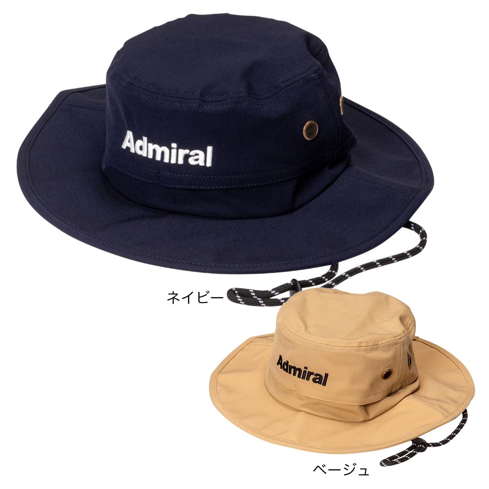 アドミラル ゴルフ（Admiral GOLF）（メンズ、レディース）ハット アドベンチャー つば裏ロゴ ADMB333F-BEG
