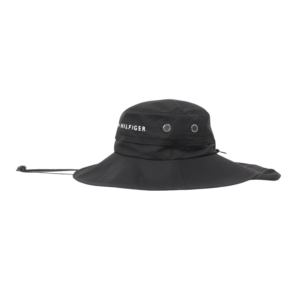 トミー ヒルフィガー ゴルフ（TOMMY HILFIGER GOLF）（メンズ）ゴルフ ハット ネックガード付き THMB3F11-BLK