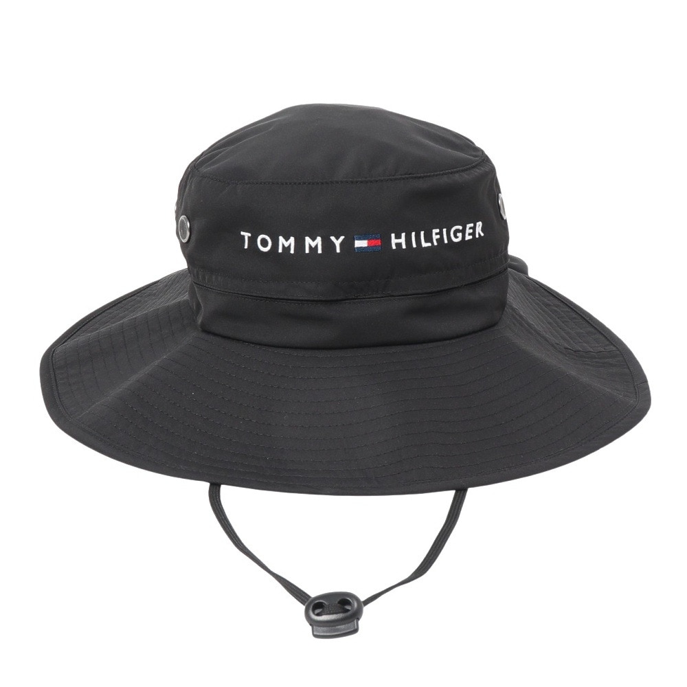 トミー ヒルフィガー ゴルフ（TOMMY HILFIGER GOLF）（メンズ）ゴルフ ハット ネックガード付き THMB3F11-BLK