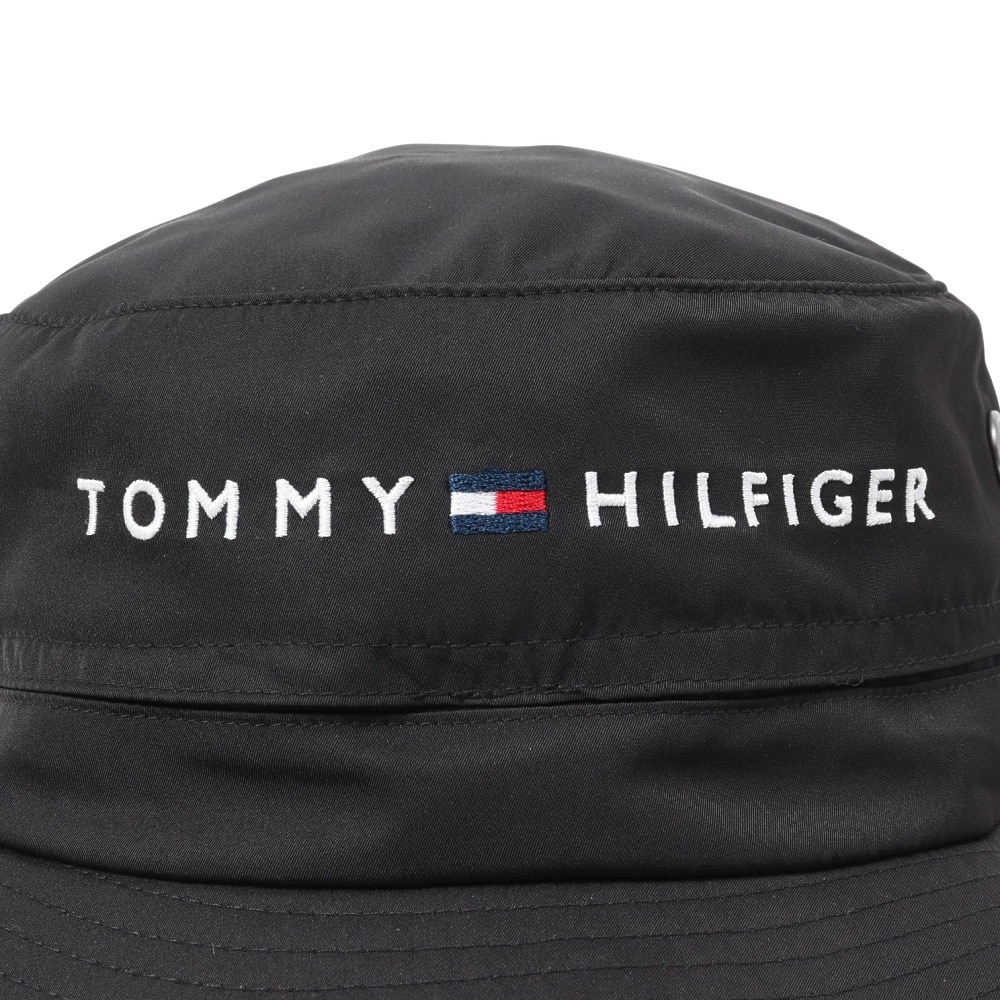 トミー ヒルフィガー ゴルフ（TOMMY HILFIGER GOLF）（メンズ）ゴルフ ハット ネックガード付き THMB3F11-BLK