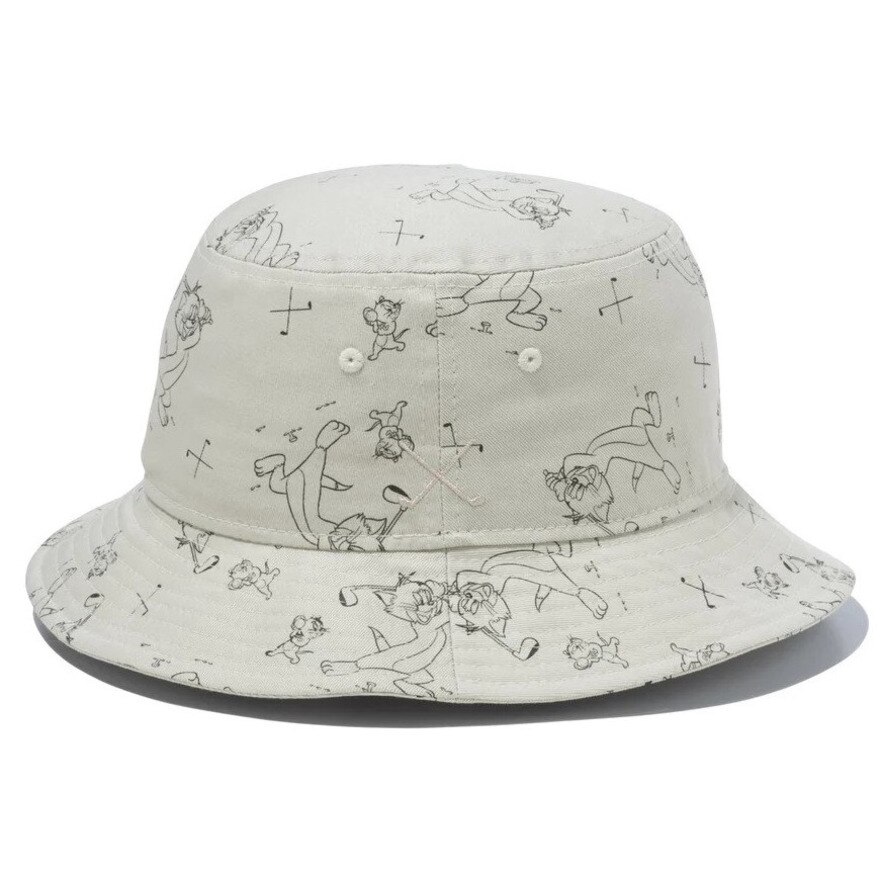 ニューエラ（NEW ERA）（メンズ）ゴルフ バケット01 トムとジェリー オールオーバープリント ハット 13772538