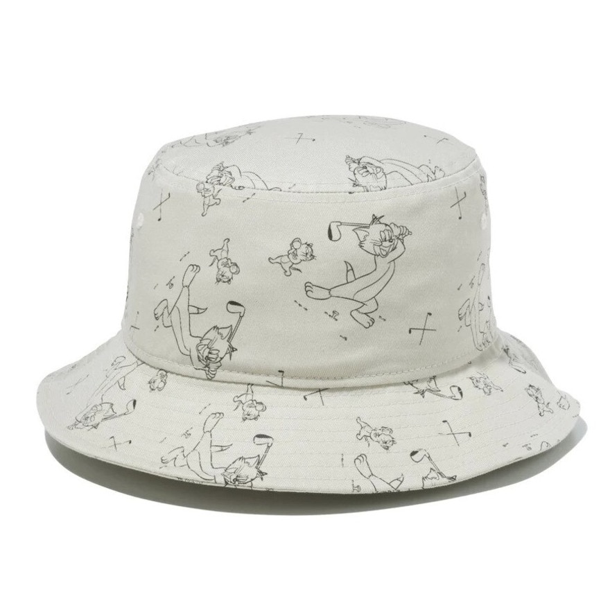 ニューエラ（NEW ERA）（メンズ）ゴルフ バケット01 トムとジェリー オールオーバープリント ハット 13772538