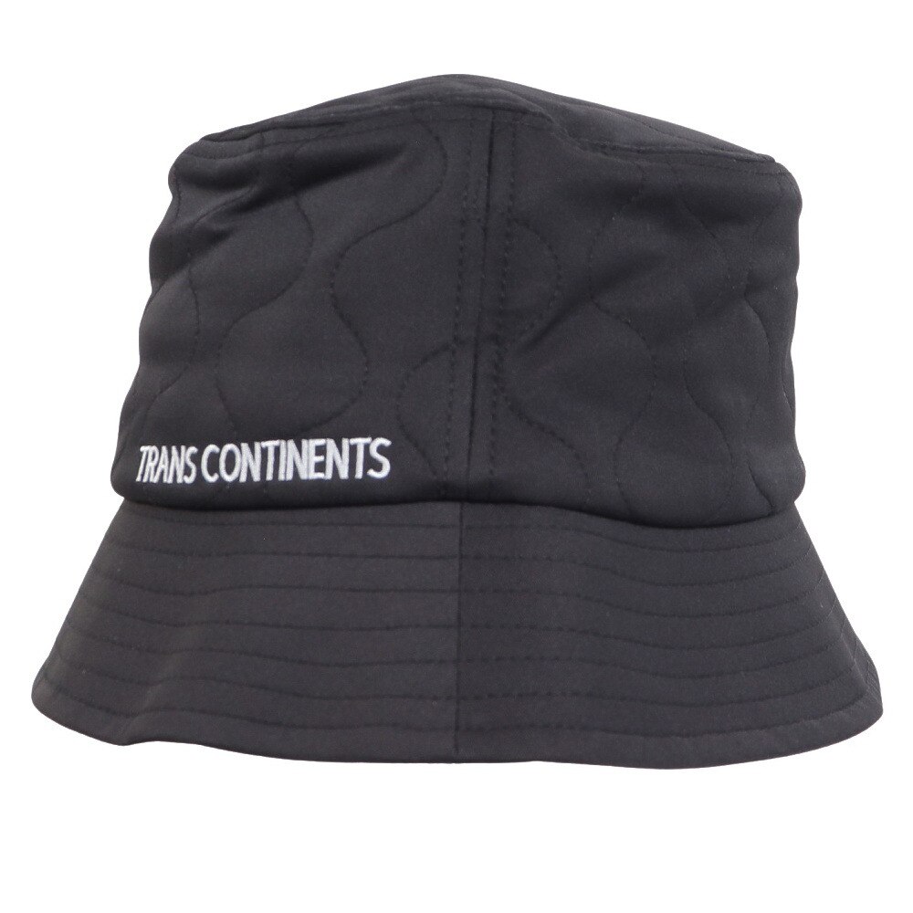 トランスコンチネンツ（TRANS CONTINENTS）（メンズ、レディース）ゴルフ キルティングハット TCH-039 BLK