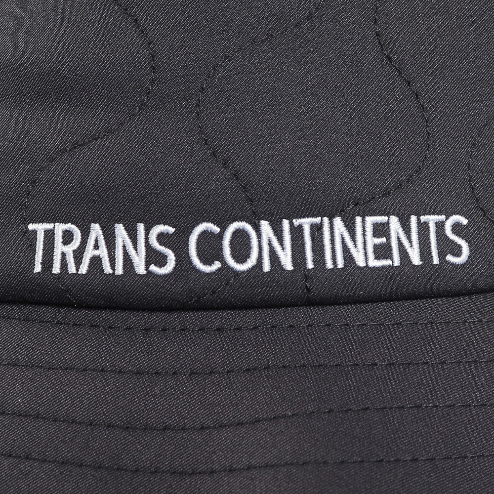 トランスコンチネンツ（TRANS CONTINENTS）（メンズ、レディース）ゴルフ キルティングハット TCH-039 BLK