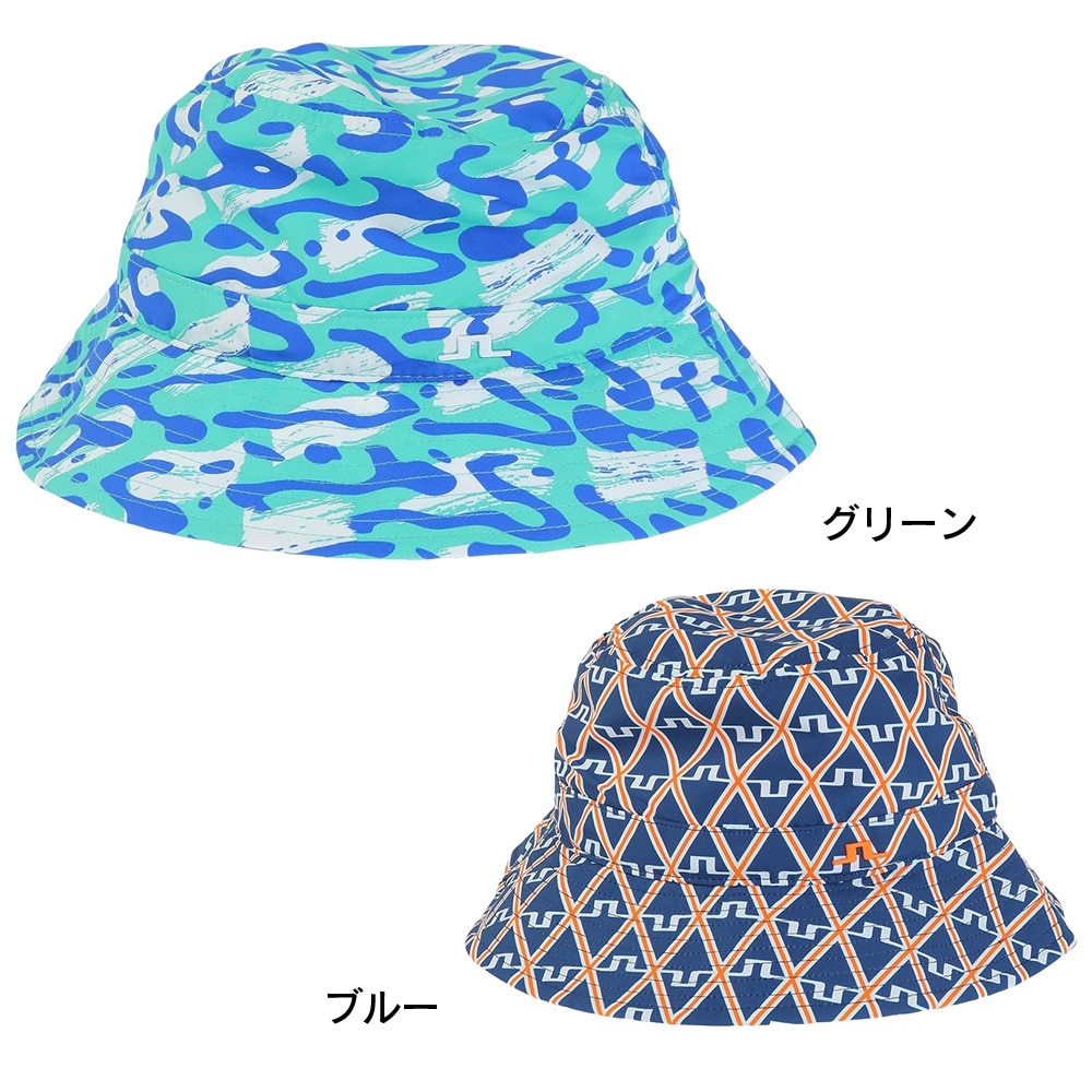 J.LINDEBERG（メンズ）ゴルフ シーズンプリント バケットハット 073-59930-096