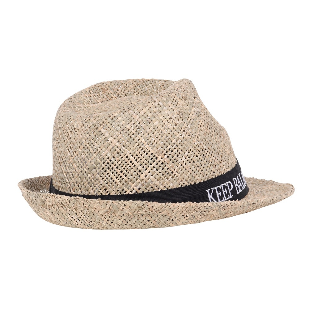ニューエラ（NEW ERA）（メンズ、レディース）ゴルフ ペーパーハット トリルビー シーグラス ブラックグログランテープ 14109160