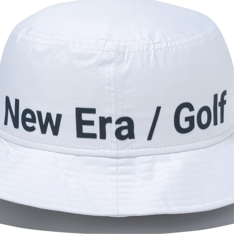 ニューエラ（NEW ERA）（メンズ、レディース）ゴルフ バケット01 ハット ZAMZA ウォータープルーフ ホワイト 14109161