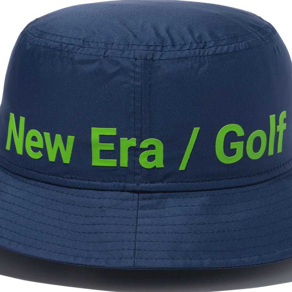 ニューエラ（NEW ERA）（メンズ、レディース）ゴルフ バケット01 ハット ZAMZA ウォータープルーフ ネイビー 14109162