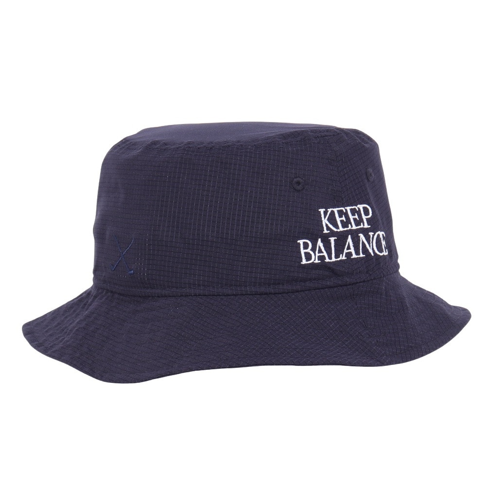 ニューエラ（NEW ERA）（メンズ、レディース）ゴルフ バケットハット 01 COOL DOTS KEEP BALANCE ネイビー 14109166