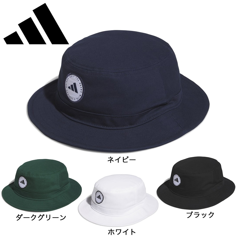 アディダス（adidas）（メンズ）ゴルフ コットン バケットハット KOV63-IM9228NVY