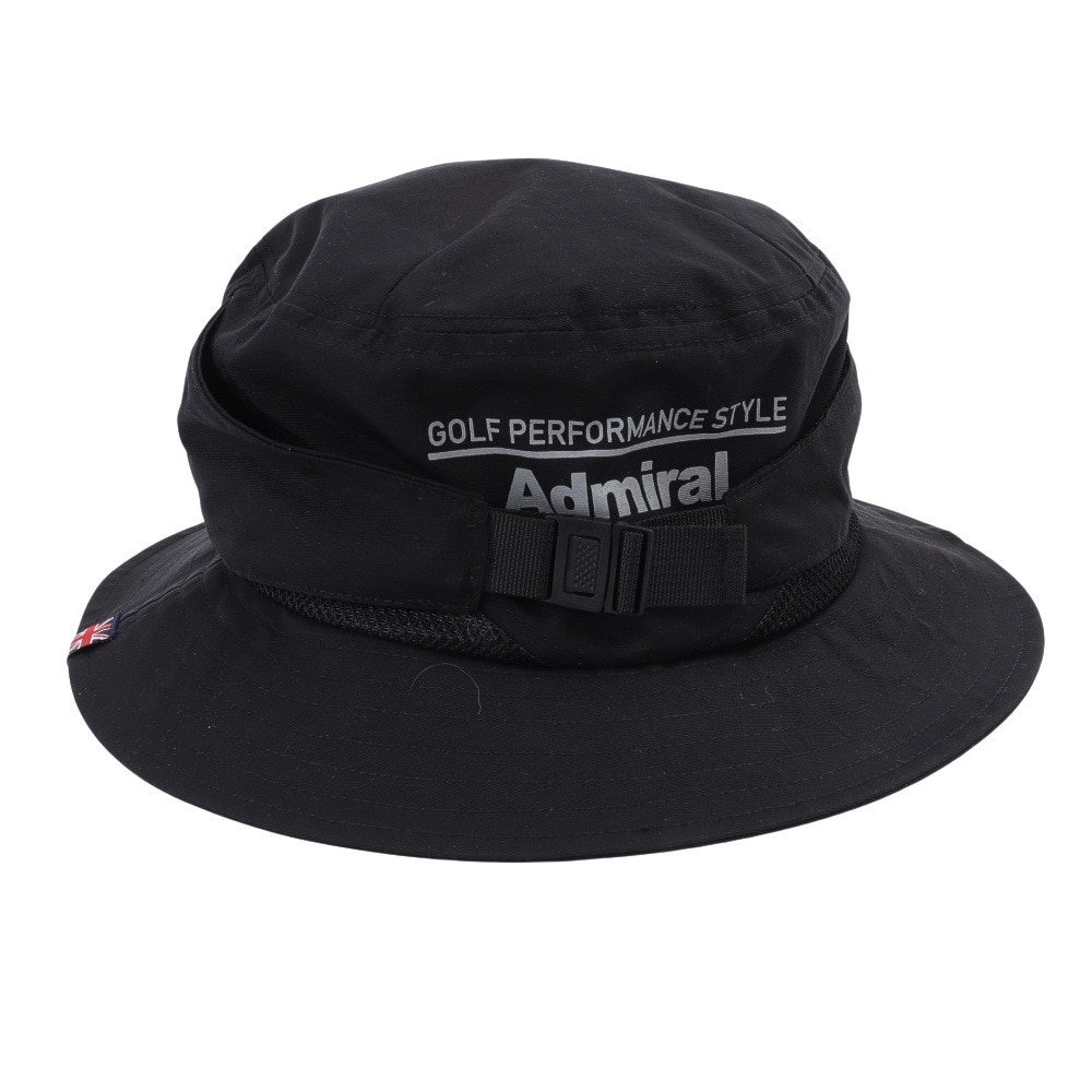 アドミラル ゴルフ（Admiral GOLF）（メンズ、レディース）ゴルフ インナーメッシュバケットハット ADMB4A16-BLK