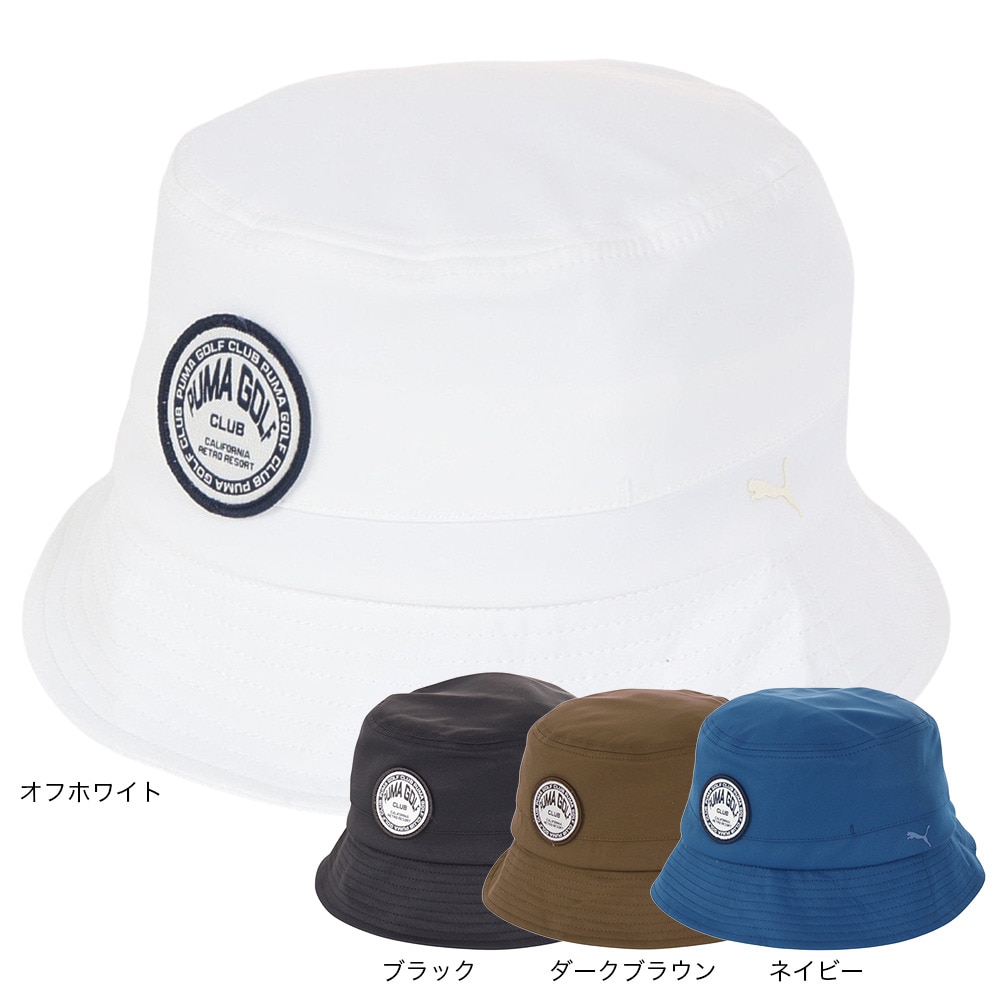 プーマ（PUMA）（メンズ、レディース）ゴルフ バケットハット サイドベントハット 026219-03