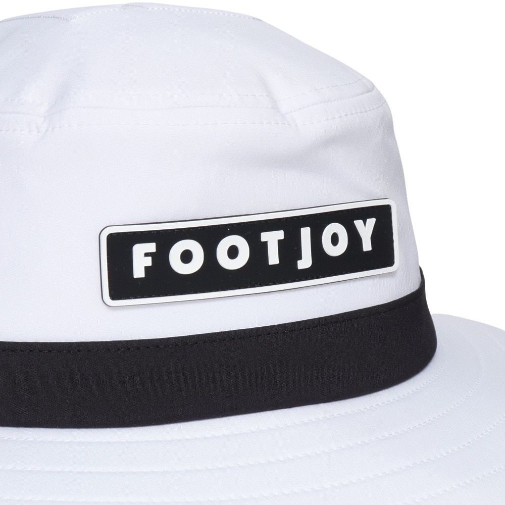 フットジョイ（FOOT JOY）（メンズ）ゴルフ スクエアパッチバケットハット WT FH24WPBK-1