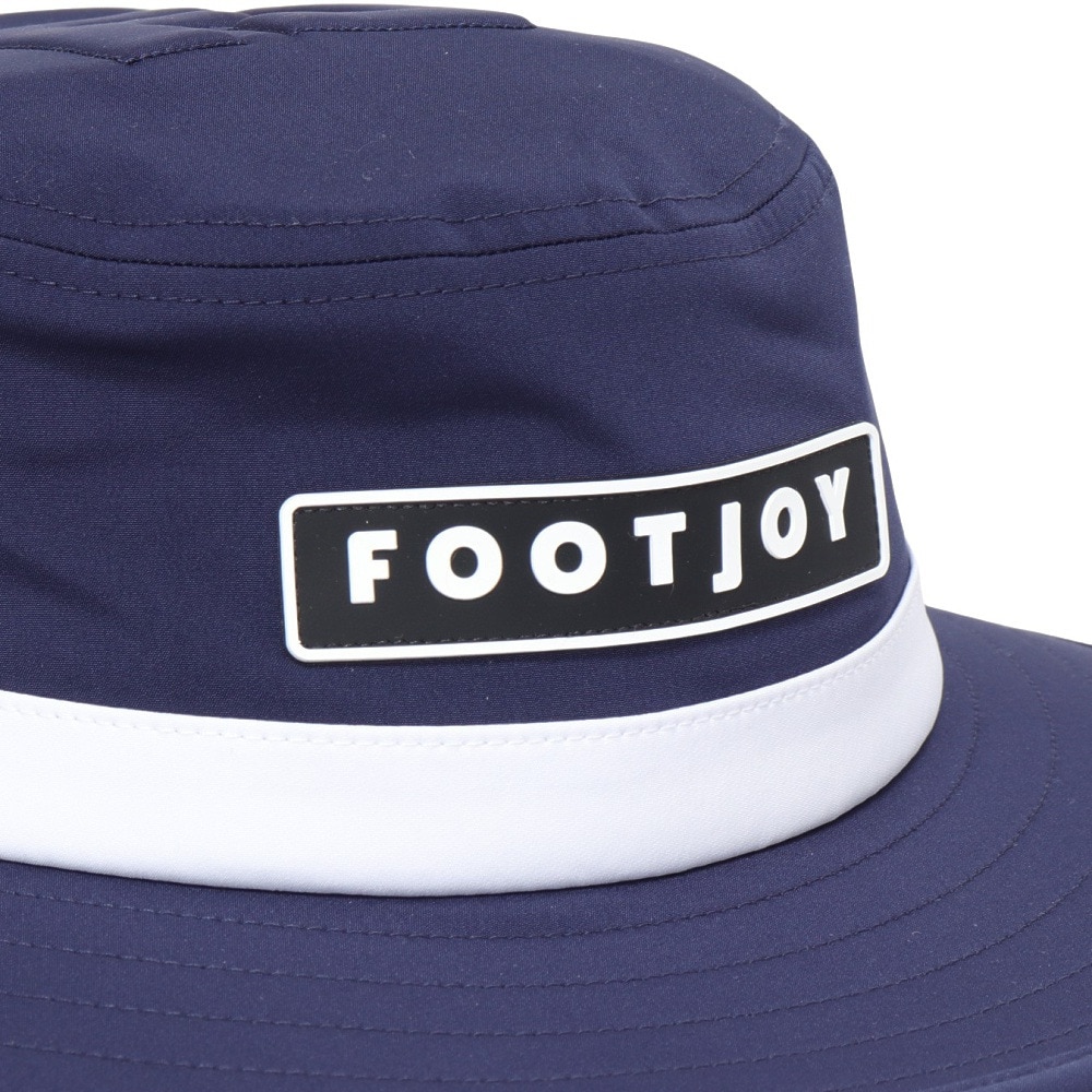 フットジョイ（FOOT JOY）（メンズ）ゴルフ スクエアパッチバケットハット NV FH24WPBK-4N