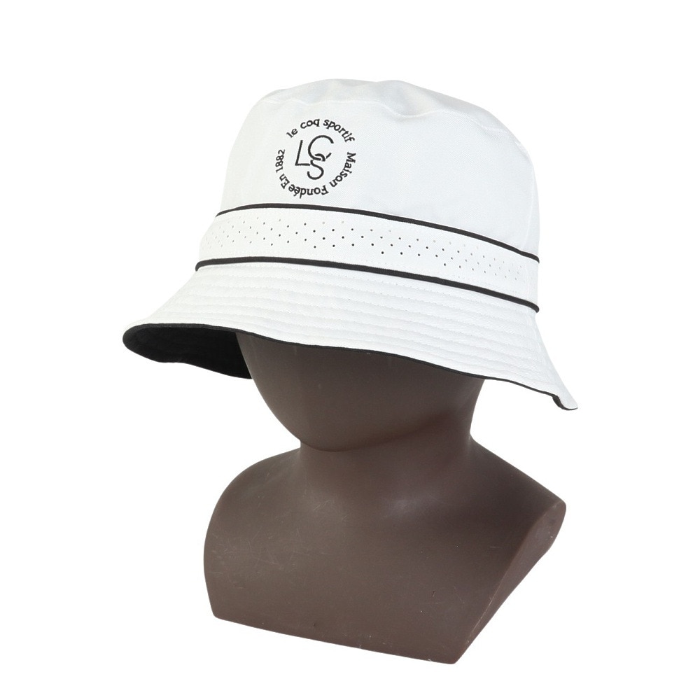 ルコックスポルティフ（lecoqsportif）（メンズ）ゴルフ リバーシブルハット LG4FCP70M WHBK