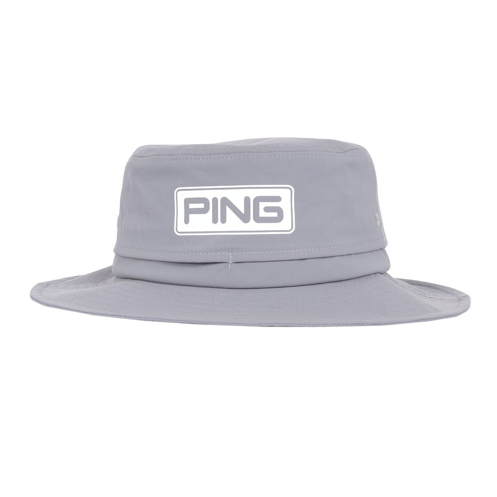 ピン（PING）（メンズ）ゴルフ 撥水 ツアーハット HW-T2503 GY 38207