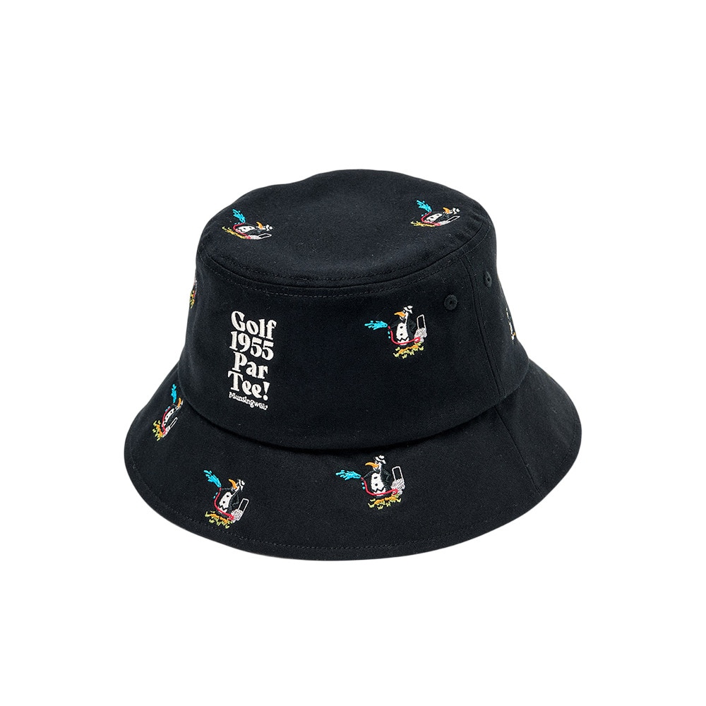 マンシングウエア（MUNSING WEAR）（メンズ、レディース）ゴルフ キャラクターペンギンバケットハット MG5SCP76U BK00