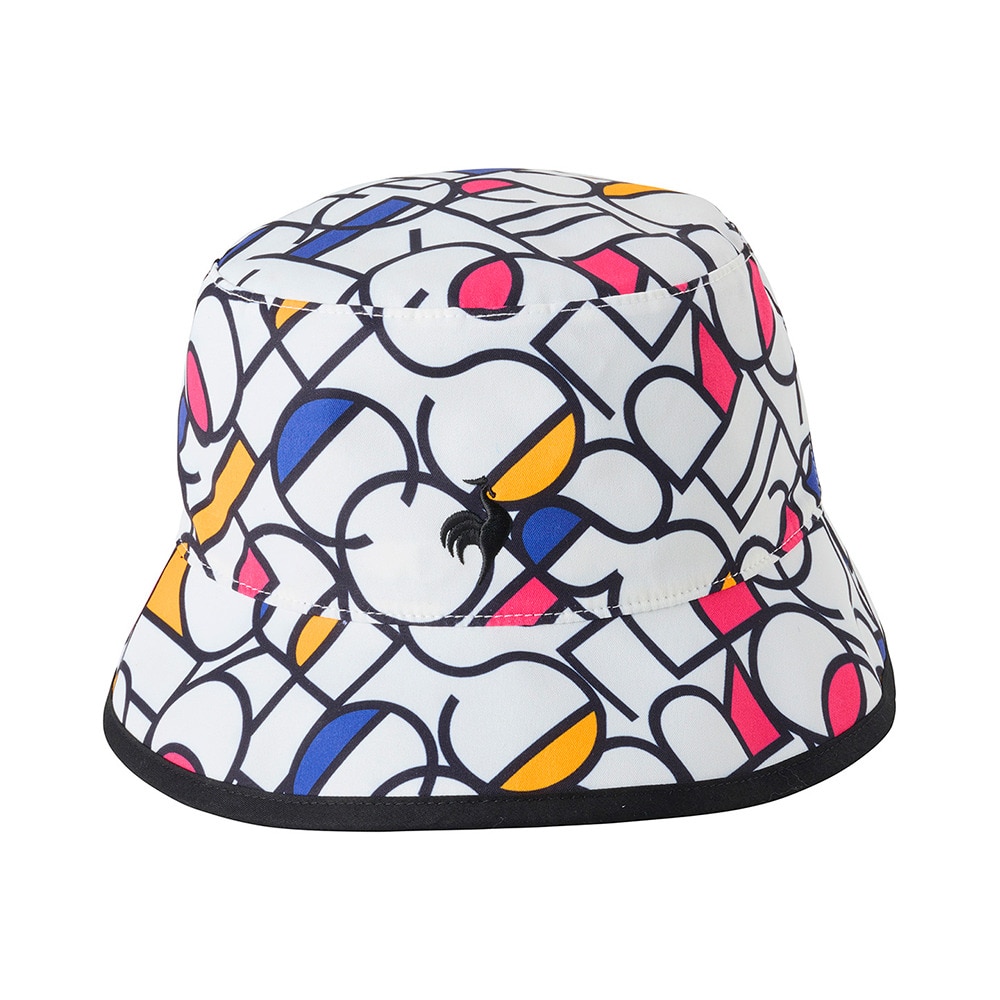 ルコックスポルティフ（lecoqsportif）（メンズ）モンドリアン柄 リバーシブルハット LG5SCP71M BKWH
