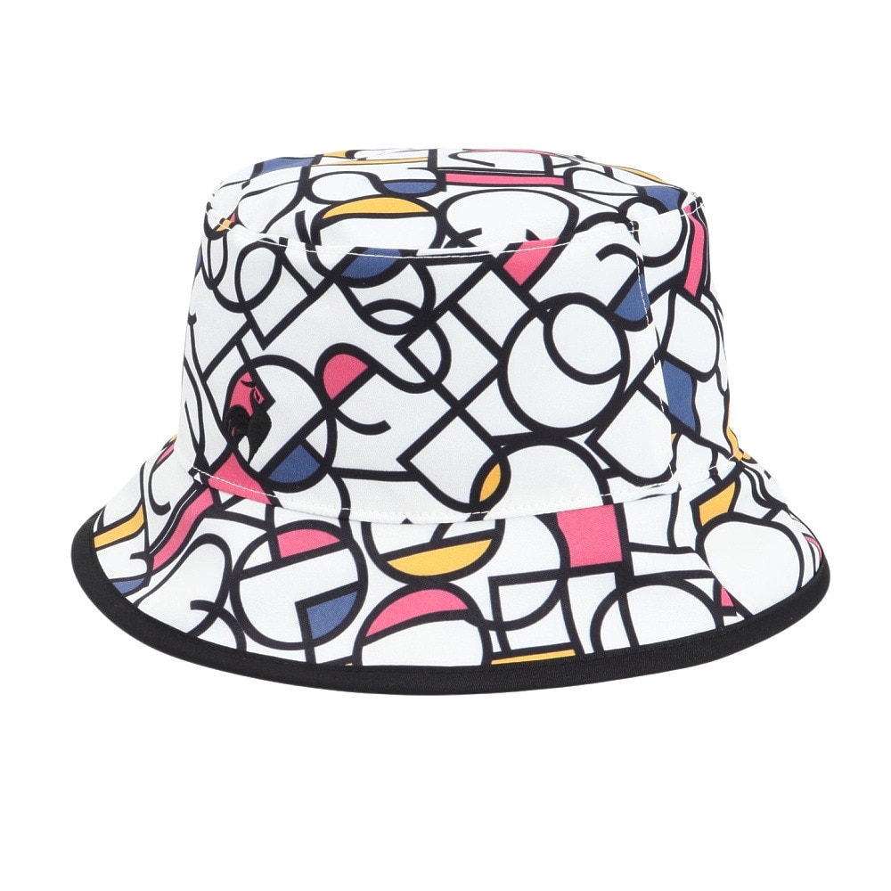 ルコックスポルティフ（lecoqsportif）（メンズ）ゴルフ モンドリアン柄 リバーシブルハット LG5SCP71M BKWH
