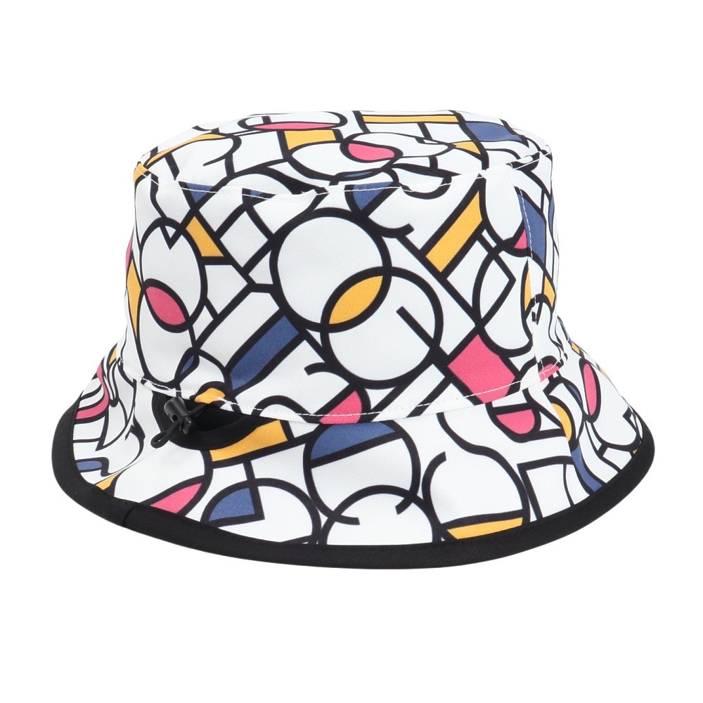 ルコックスポルティフ（lecoqsportif）（メンズ）ゴルフ モンドリアン柄 リバーシブルハット LG5SCP71M BKWH