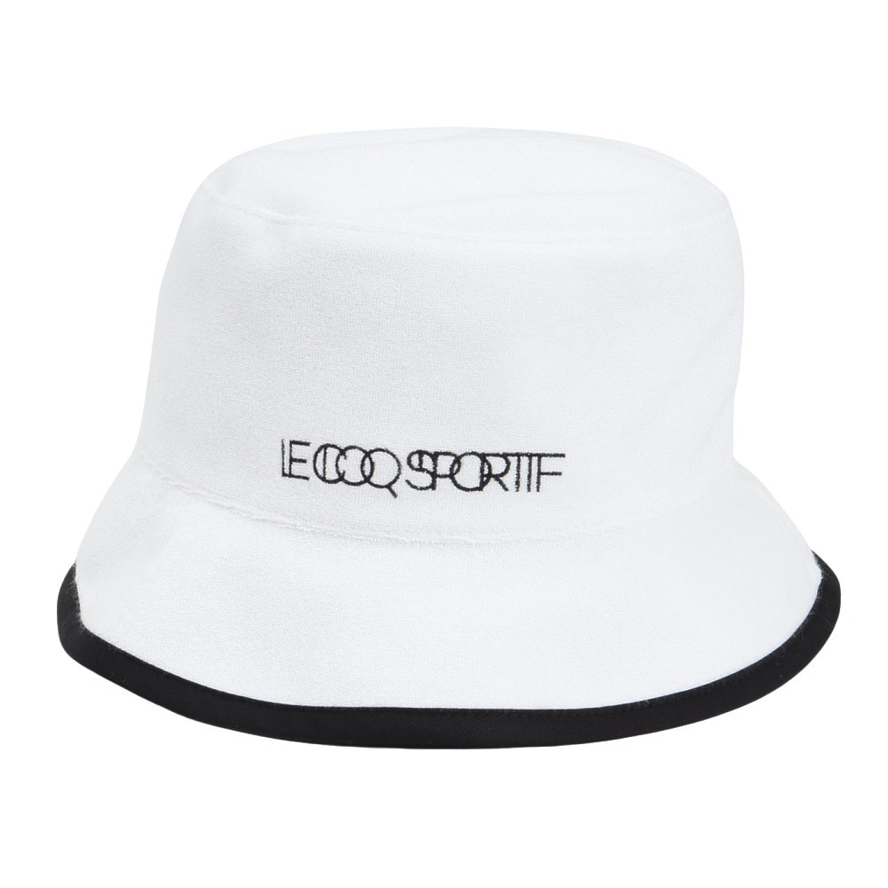 ルコックスポルティフ（lecoqsportif）（メンズ）ゴルフ モンドリアン柄 リバーシブルハット LG5SCP71M WHBK
