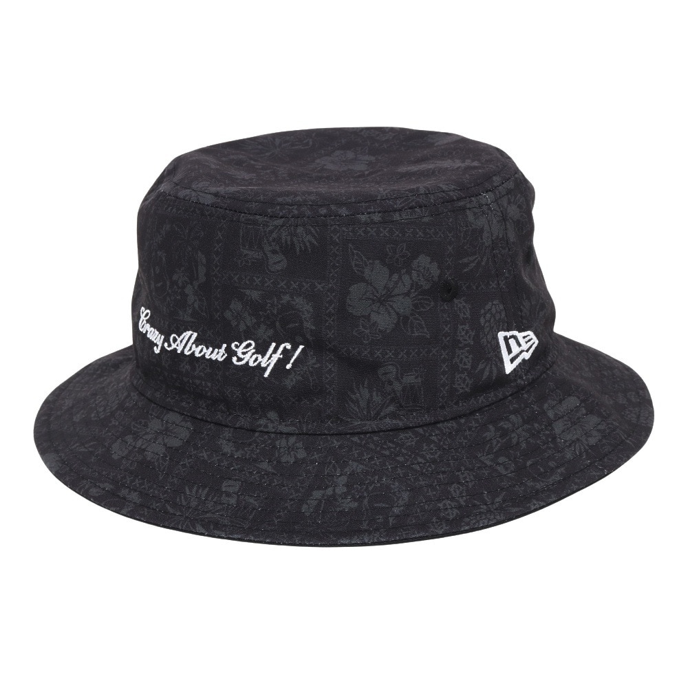 ニューエラ（NEW ERA）（メンズ、レディース）ゴルフ 抗菌 ハット バケット01 Bandana BLK 14391301