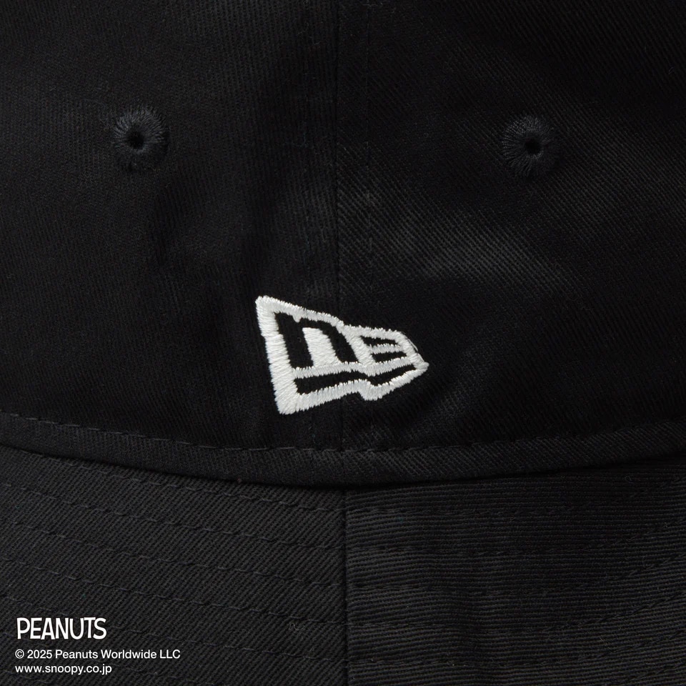 ニューエラ（NEW ERA）（メンズ、レディース）ゴルフ バケットハット 01 PEANUTS ピーナッツ ブラック 14344507