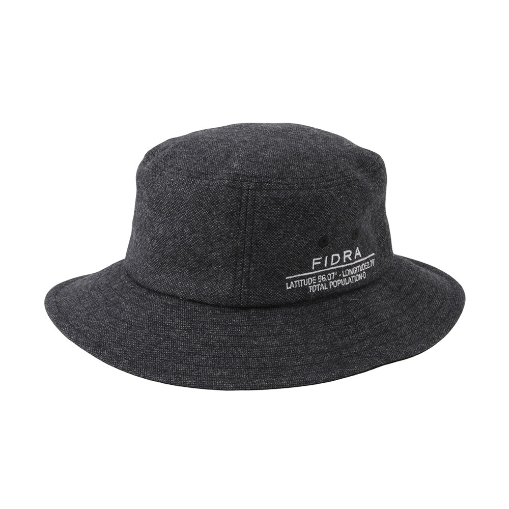 フィドラ（FIDRA）（メンズ）ゴルフ ネップツィード 切り替え バケットハット FD5UVB04 BLK