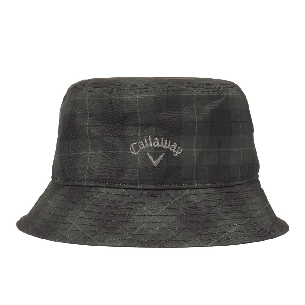 キャロウェイ（CALLAWAY）（メンズ）ゴルフ 吸汗速乾 チェック柄 バケットハット C25291116-1010
