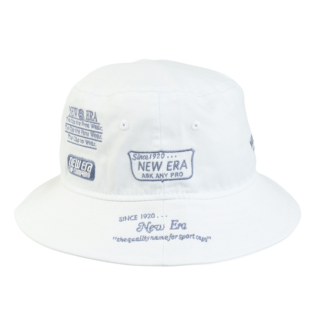 ニューエラ（NEW ERA）（メンズ、レディース）ゴルフ 帽子 バケット01 Archive ロゴ ホワイト 14669050