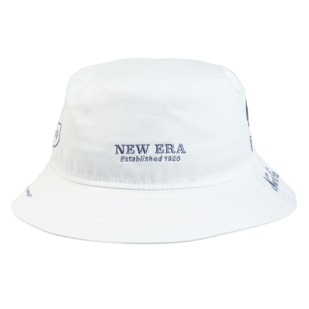 ニューエラ（NEW ERA）（メンズ、レディース）ゴルフ 帽子 バケット01 Archive ロゴ ホワイト 14669050
