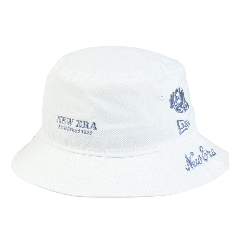 ニューエラ（NEW ERA）（メンズ、レディース）ゴルフ 帽子 バケット01 Archive ロゴ ホワイト 14669050