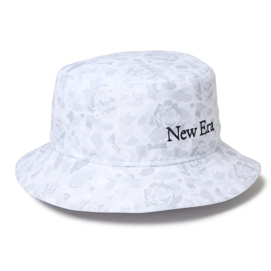 ニューエラ（NEW ERA）（メンズ、レディース）帽子 ゴルフ バケット01 Rose Tonal Camo ホワイト 14669043