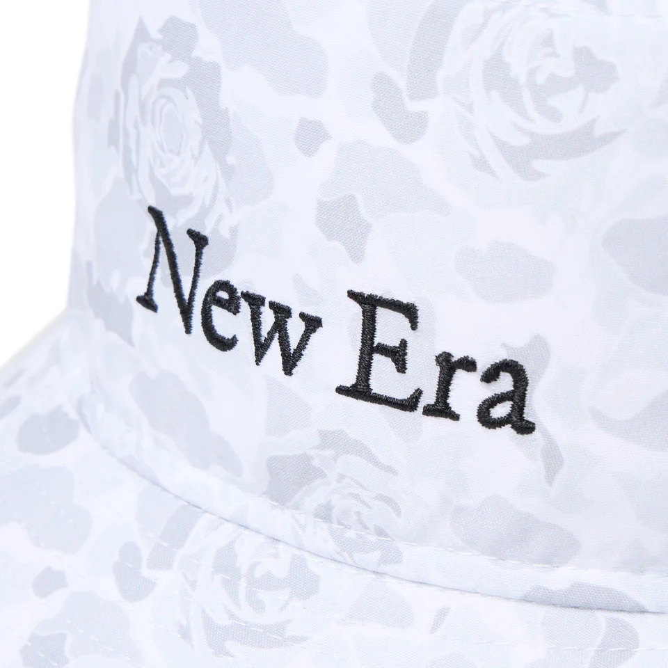 ニューエラ（NEW ERA）（メンズ、レディース）帽子 ゴルフ バケット01 Rose Tonal Camo ホワイト 14669043