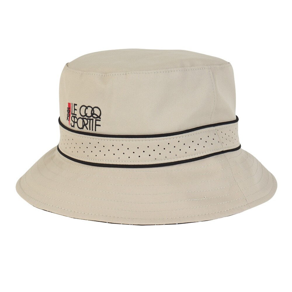 ルコックスポルティフ（lecoqsportif）（メンズ）ゴルフ リバーシブル バケットハット LG5FCP70M BGBK