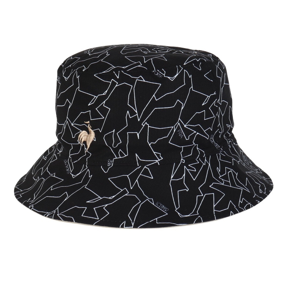 ルコックスポルティフ（lecoqsportif）（メンズ）ゴルフ リバーシブル バケットハット LG5FCP70M BGBK