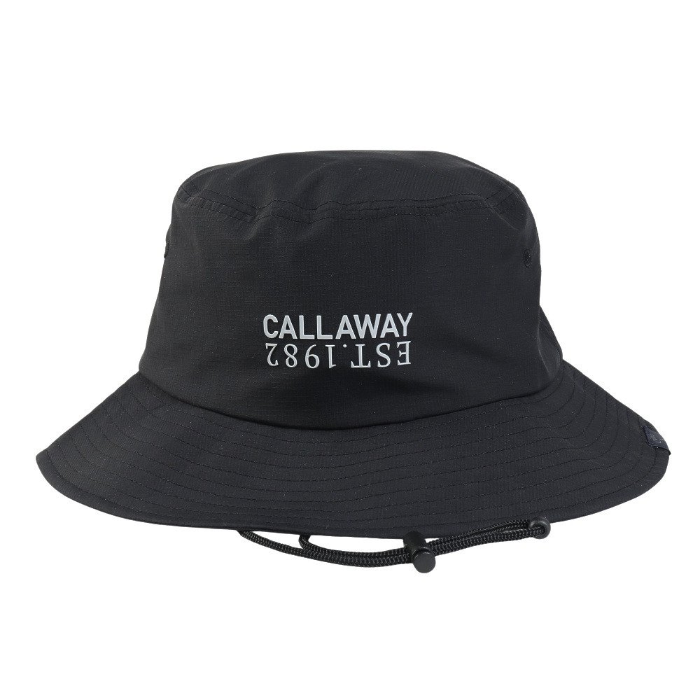 R*e様 Callaway clubhouse バケットハット 黒 キャロウェイ（CALLAWAY）（メンズ）ゴルフ 遮熱 バケットハット