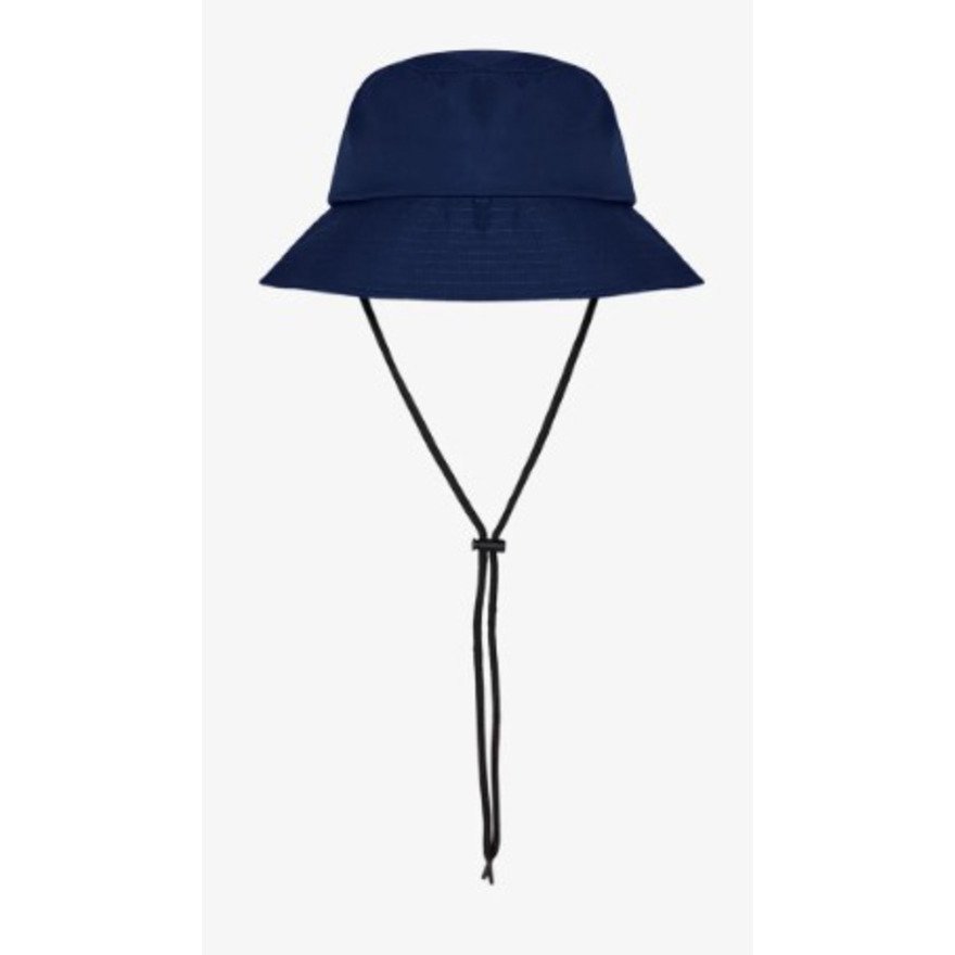 正規品　店舗購入品マルボンゴルフ　ネイビー バケットハット ロゴ入り マルボンゴルフ（Malbon Glolf）（メンズ）ゴルフ バケットハット M