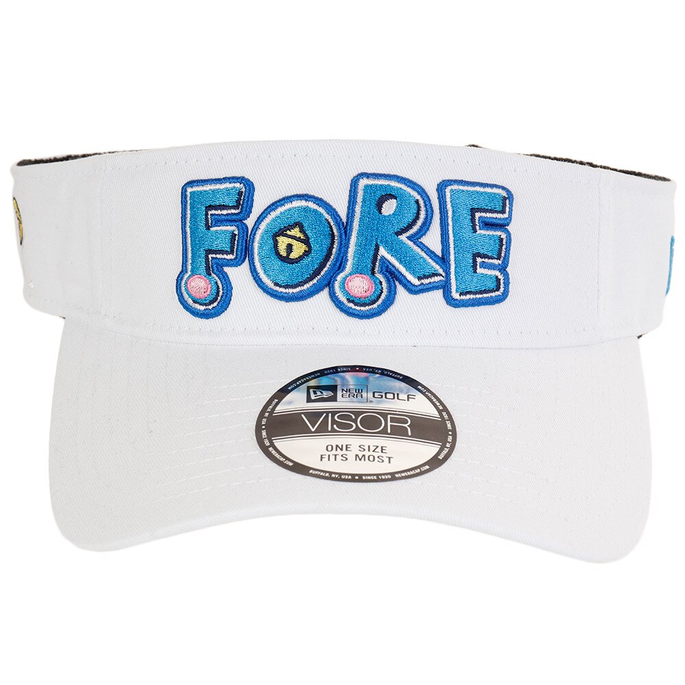 サンバイザー ドラえもん Fore ホワイト ニューエラ ヴィクトリアゴルフ サンバイザー ドラえもん Fore ホワイト ニューエラ ヴィクトリアゴルフ