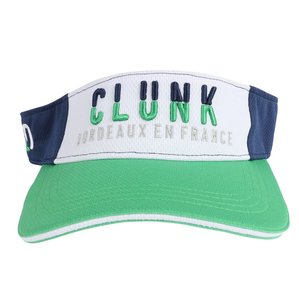 クランク（CLUNK）（メンズ）ゴルフ 吸水 速乾 涼感 ベルオアシス 3TONEバイザー CL5MVD02 GRN