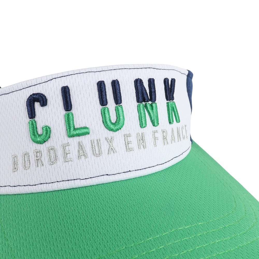クランク（CLUNK）（メンズ）ゴルフ 吸水 速乾 涼感 ベルオアシス 3TONEバイザー CL5MVD02 GRN