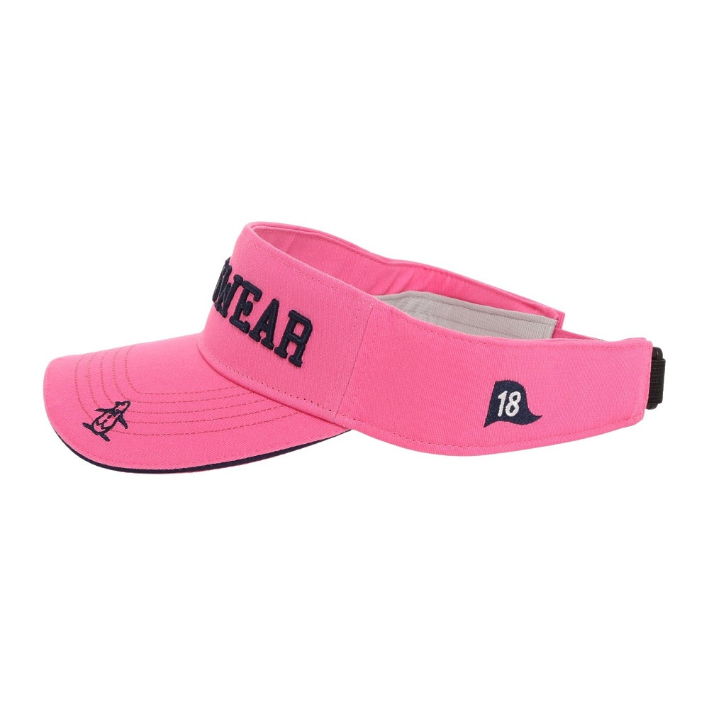 マンシングウエア（MUNSING WEAR）（メンズ）ゴルフ ロゴデザイン ツイルバイザー MGBUJC50 PK00