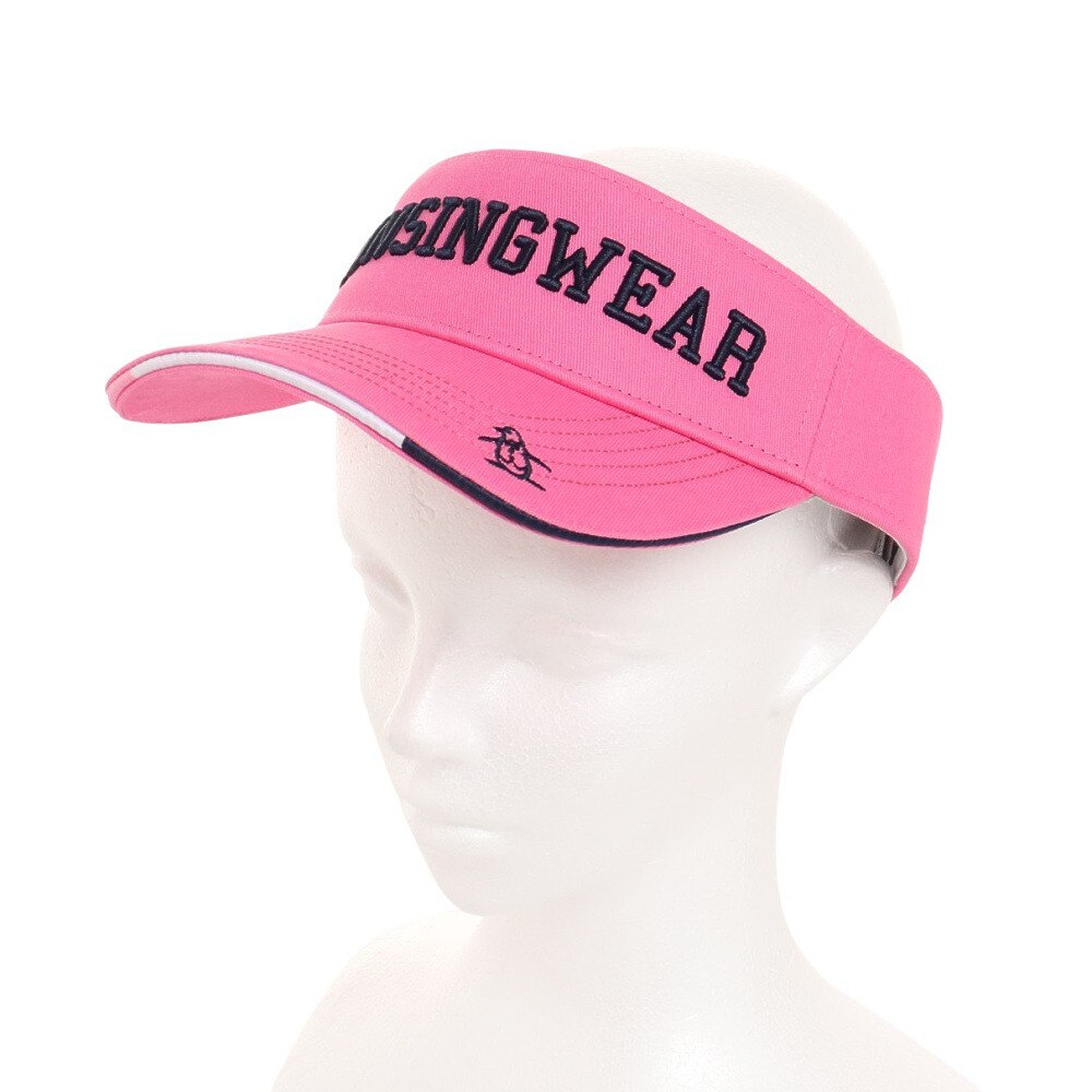 マンシングウエア（MUNSING WEAR）（メンズ）ゴルフ ロゴデザイン ツイルバイザー MGBUJC50 PK00