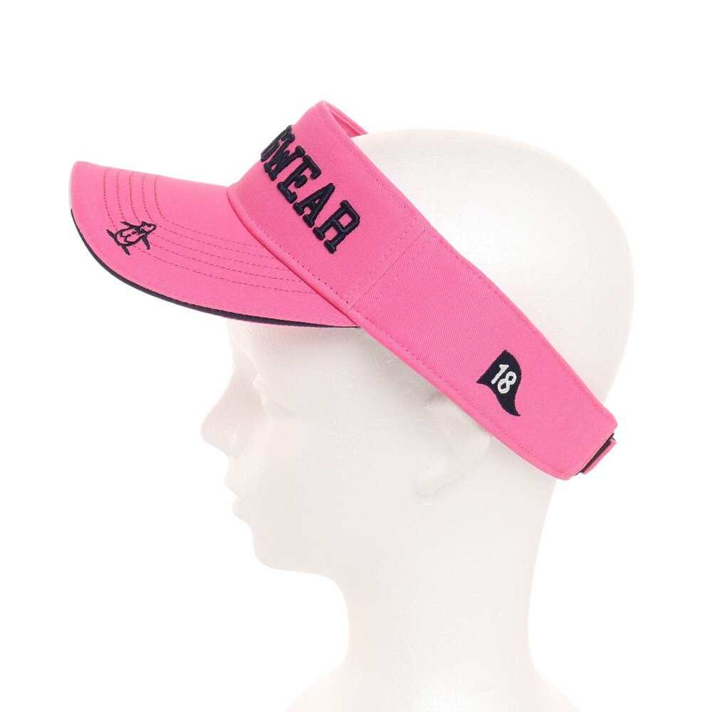 マンシングウエア（MUNSING WEAR）（メンズ）ゴルフ ロゴデザイン ツイルバイザー MGBUJC50 PK00