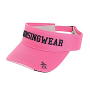 マンシングウエア（MUNSING WEAR）（メンズ）ロゴデザイン ツイルバイザー MGBUJC50 PK00