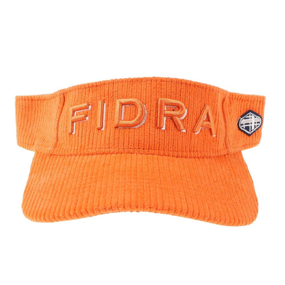 フィドラ（FIDRA）（メンズ）ゴルフ コーデュロイバイザー FD5NVD02 ORG