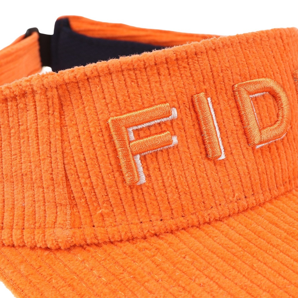 フィドラ（FIDRA）（メンズ）ゴルフ コーデュロイバイザー FD5NVD02 ORG