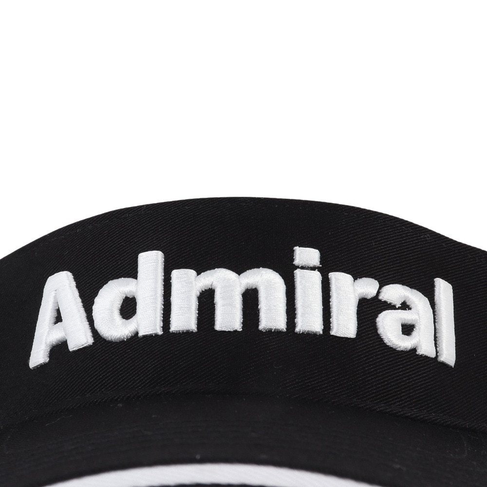 アドミラル ゴルフ（Admiral GOLF）（メンズ、レディース）バイザー ロゴ シシュウベーシック ADMB324F-BLK