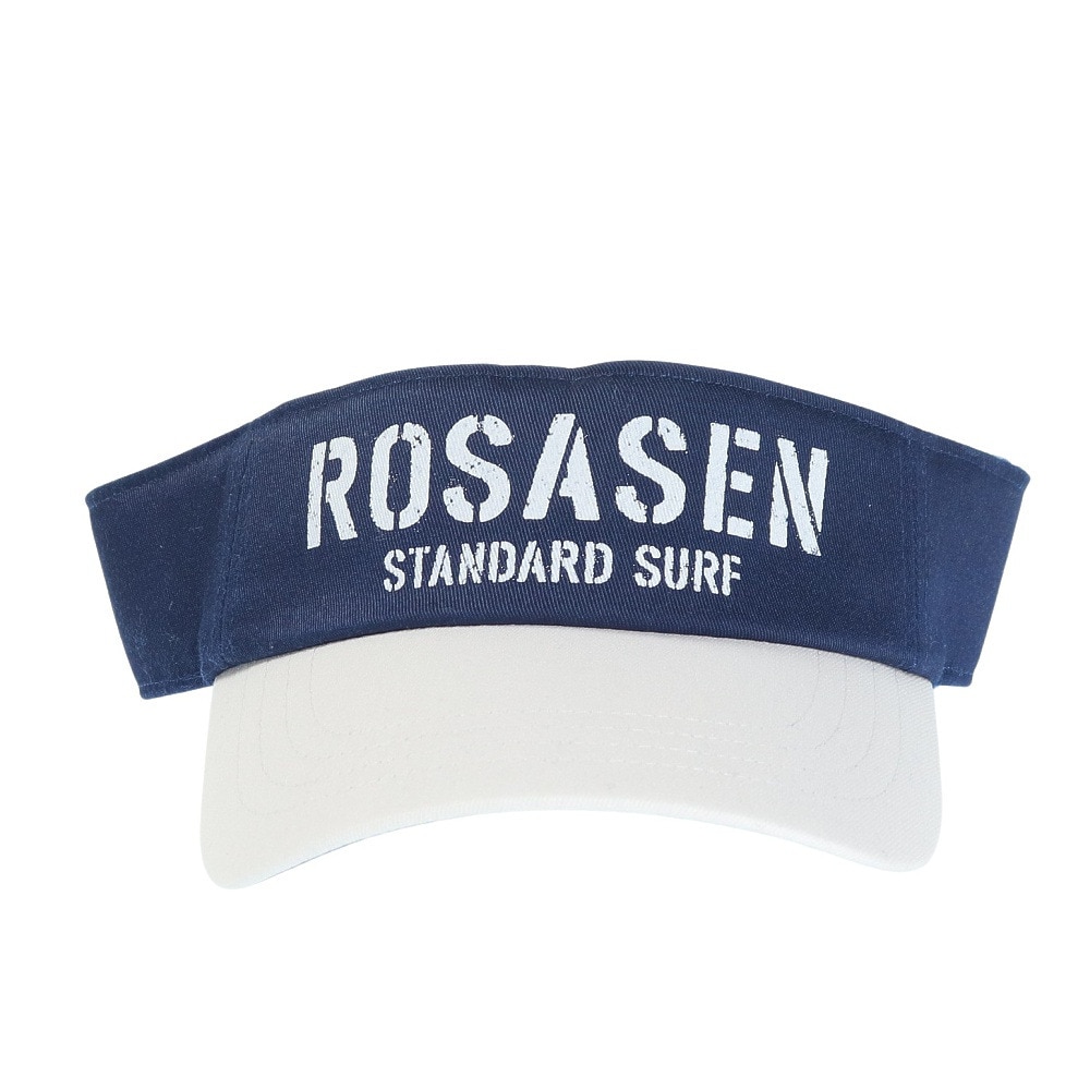 ROSASEN（メンズ）ゴルフ メンズ T/Cツイルバイオウォッシュ配色バイザー 046-58332-098