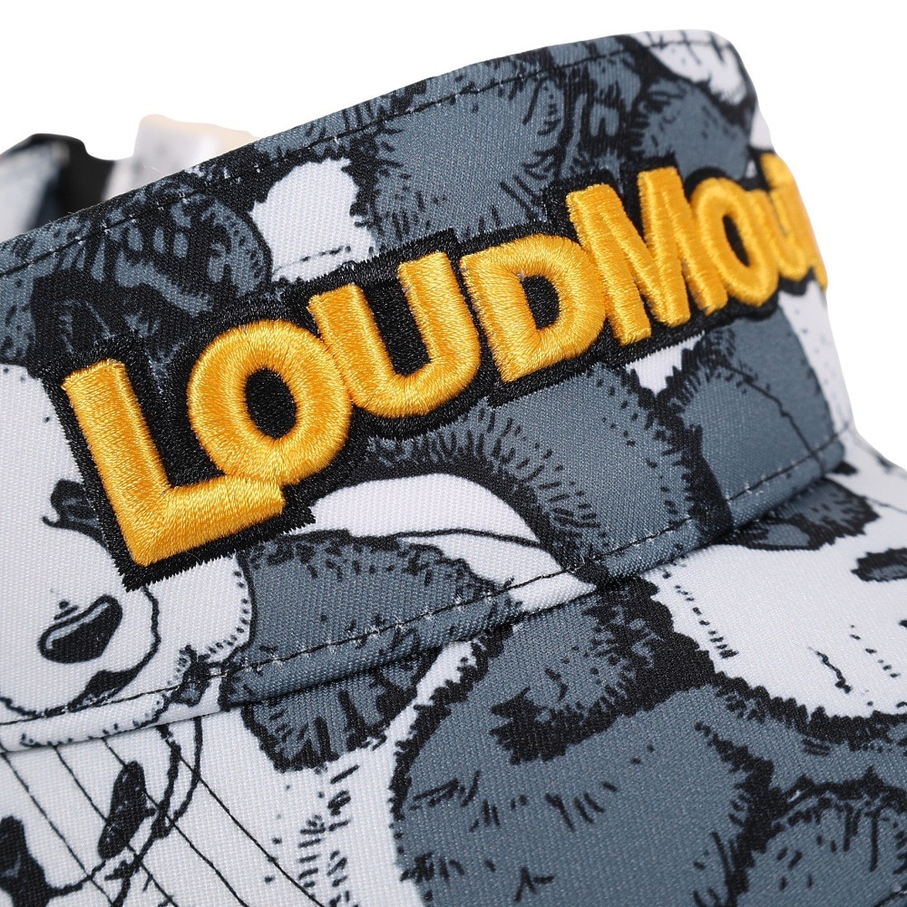 ラウドマウス（LOUDMOUTH）（メンズ）ゴルフ サンバイザー レスティングパンダズ 763903-348